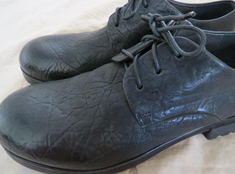 Marsell Bison Leather Derby Shoes Black size 43 Italy Size US 10 / EU 43 - 8 Thumbnail