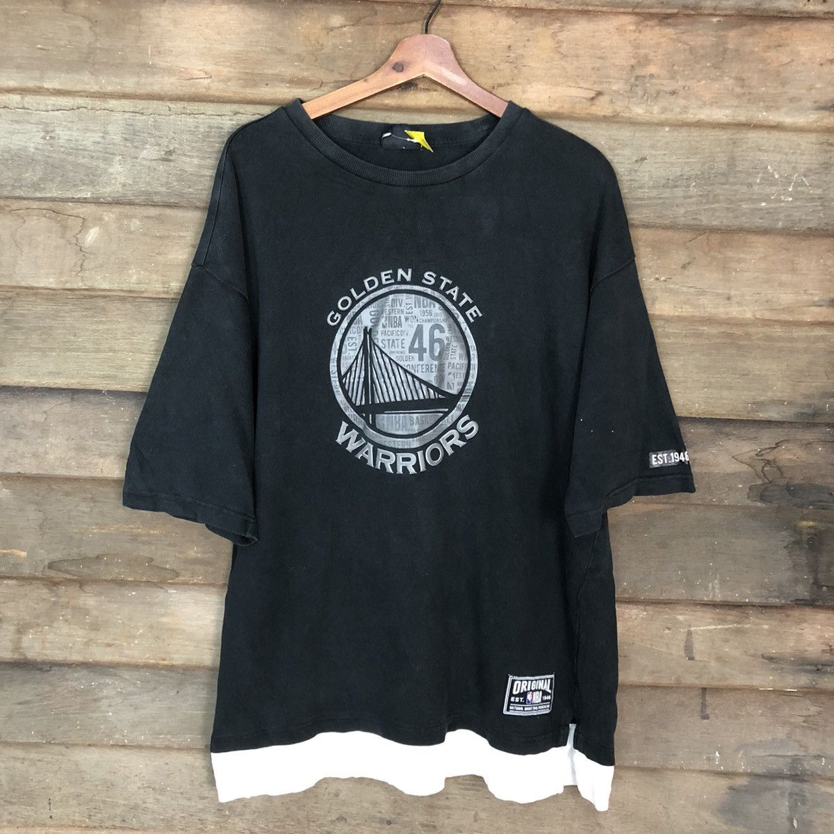 NBA NBA Golden State Warrior Black Short Sleeve Tshirt #2943 Size US XL / EU 56 / 4 - 3 Thumbnail