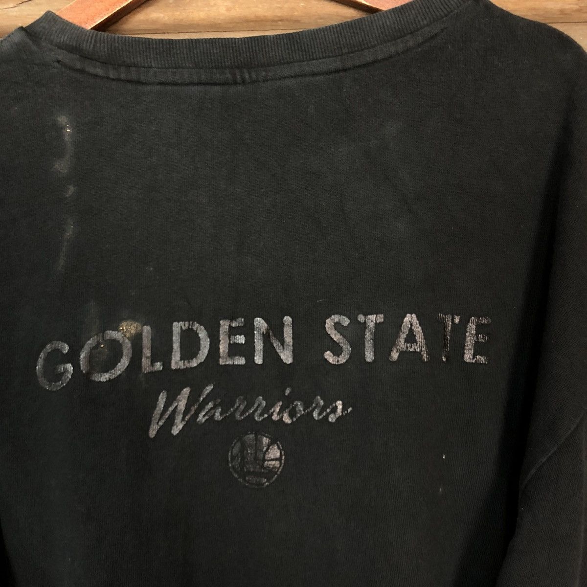 NBA NBA Golden State Warrior Black Short Sleeve Tshirt #2943 Size US XL / EU 56 / 4 - 17 Thumbnail