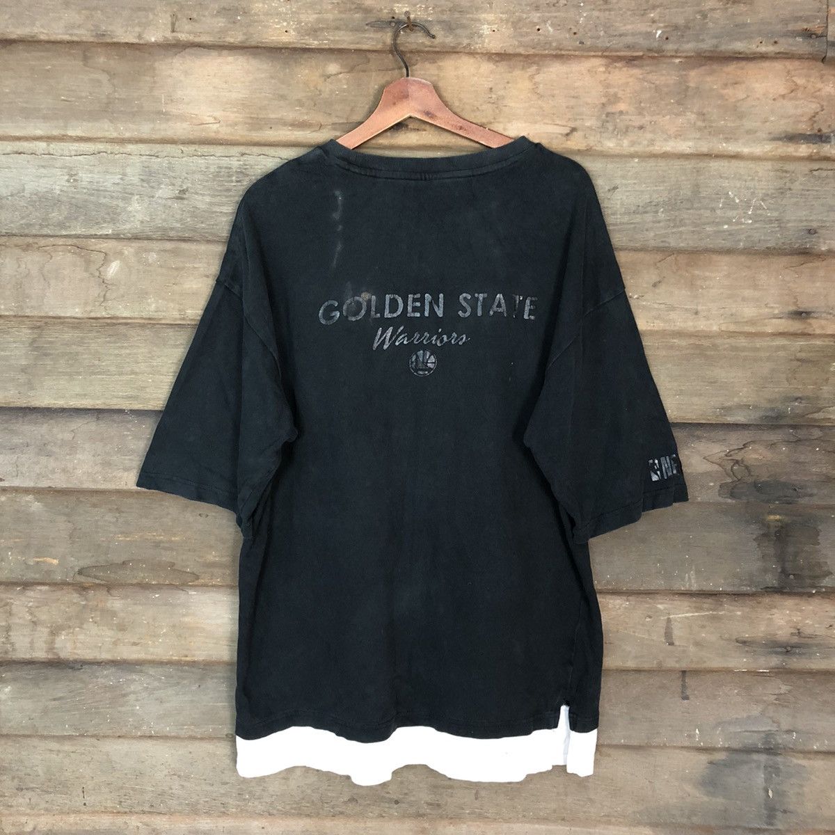 NBA NBA Golden State Warrior Black Short Sleeve Tshirt #2943 Size US XL / EU 56 / 4 - 14 Thumbnail