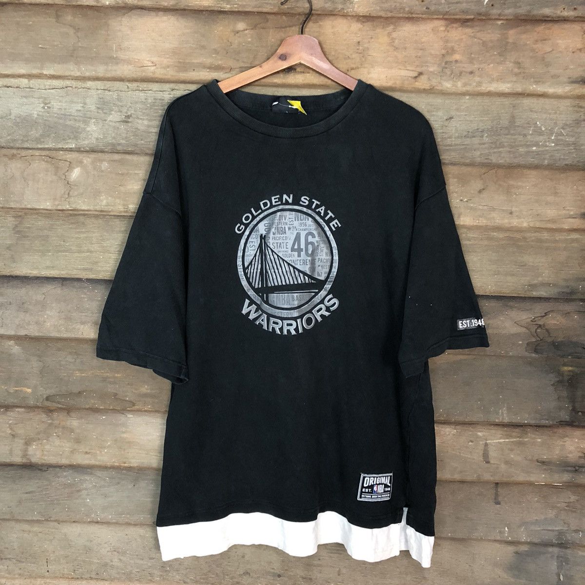 NBA NBA Golden State Warrior Black Short Sleeve Tshirt #2943 Size US XL / EU 56 / 4 - 1 Thumbnail