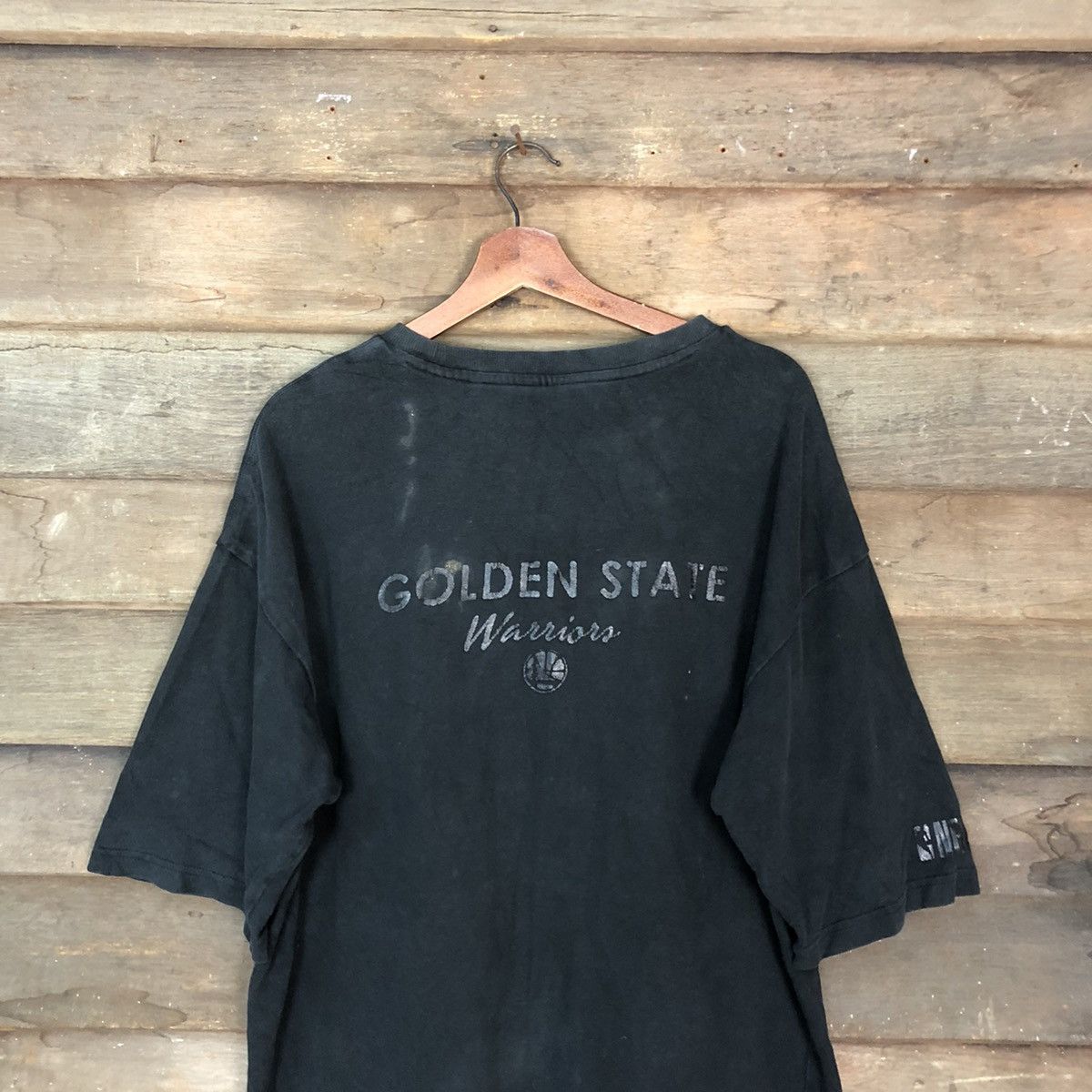 NBA NBA Golden State Warrior Black Short Sleeve Tshirt #2943 Size US XL / EU 56 / 4 - 15 Thumbnail