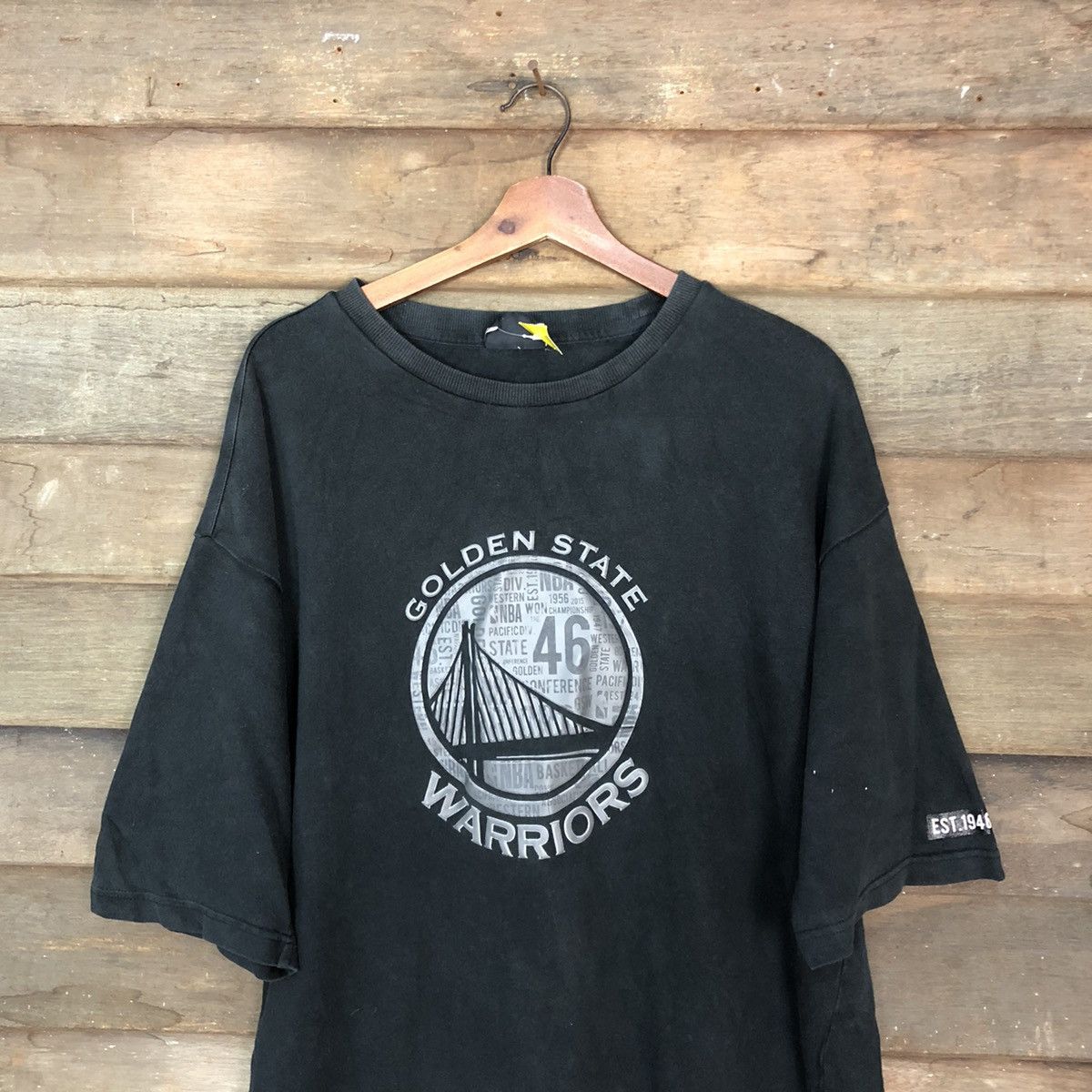 NBA NBA Golden State Warrior Black Short Sleeve Tshirt #2943 Size US XL / EU 56 / 4 - 2 Thumbnail