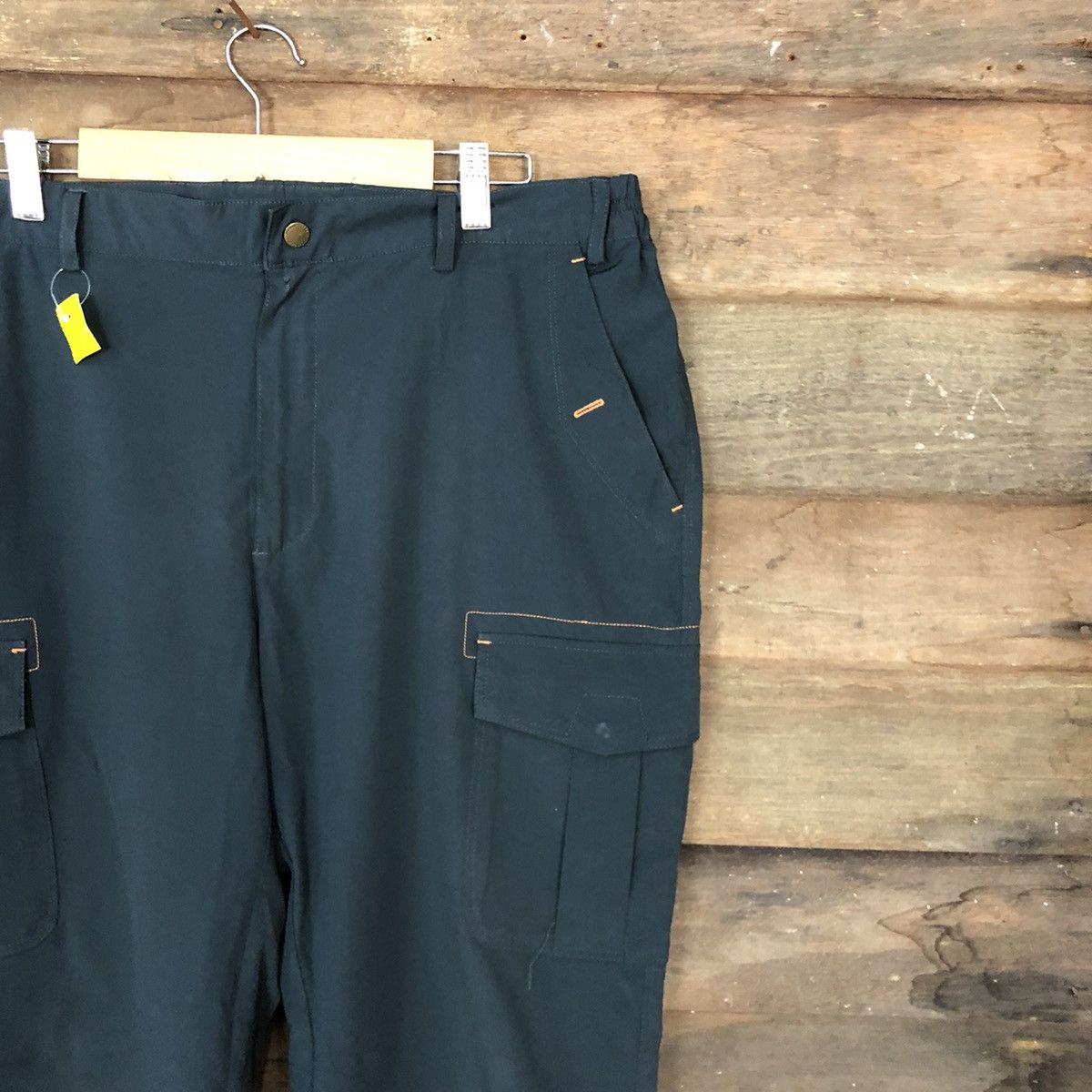 Japanese Brand Felf Fouf Door Dark Blue Cargo Pants #3369 Size US 33 - 5 Thumbnail
