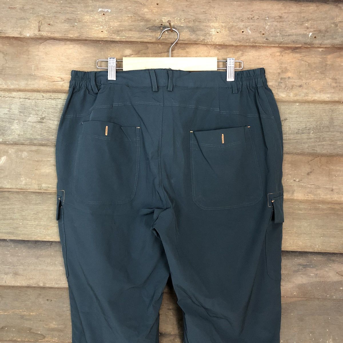 Japanese Brand Felf Fouf Door Dark Blue Cargo Pants #3369 Size US 33 - 11 Thumbnail