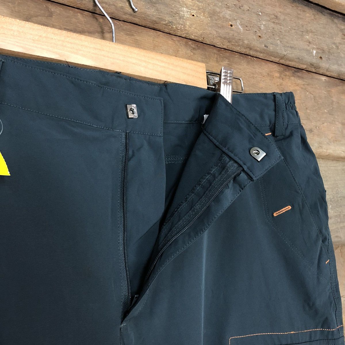 Japanese Brand Felf Fouf Door Dark Blue Cargo Pants #3369 Size US 33 - 9 Thumbnail