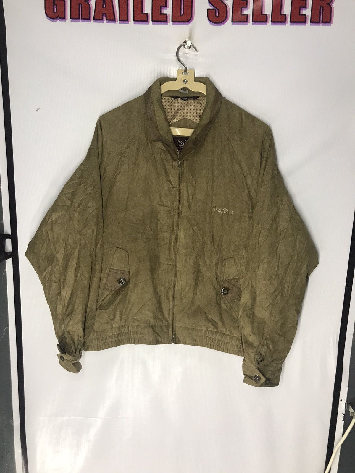 Japanese Brand Troy bros zipper jacket Size US S / EU 44-46 / 1 - 5 Thumbnail