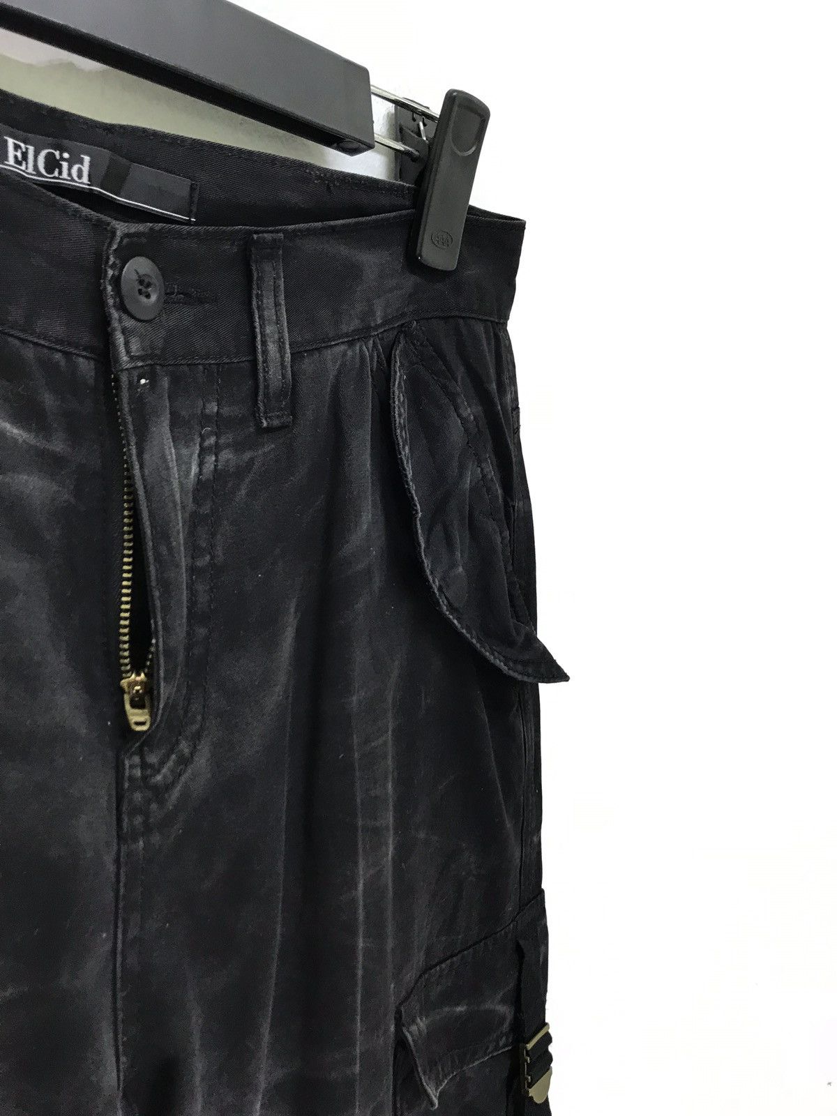 Japanese Brand El Cid Cargo Pant Black Smoke Style Size US 30 / EU 46 - 10 Thumbnail
