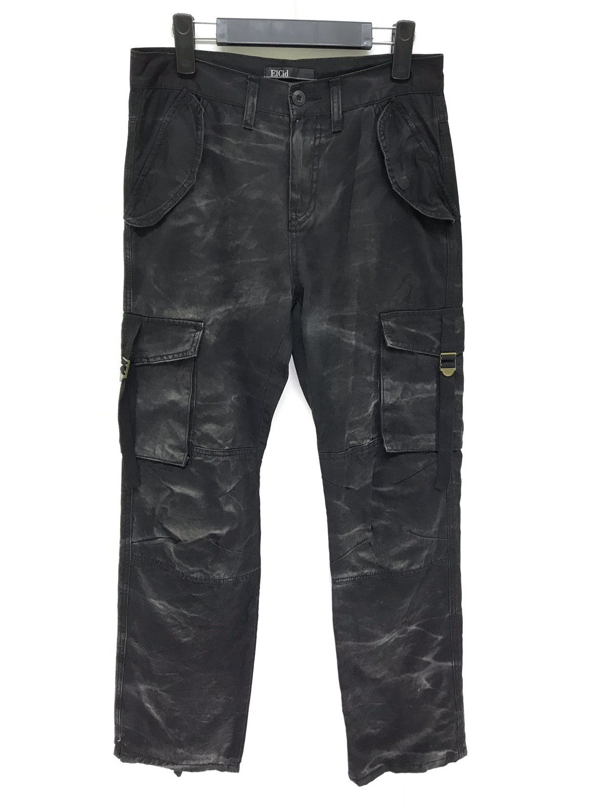 Japanese Brand El Cid Cargo Pant Black Smoke Style Size US 30 / EU 46 - 5 Thumbnail