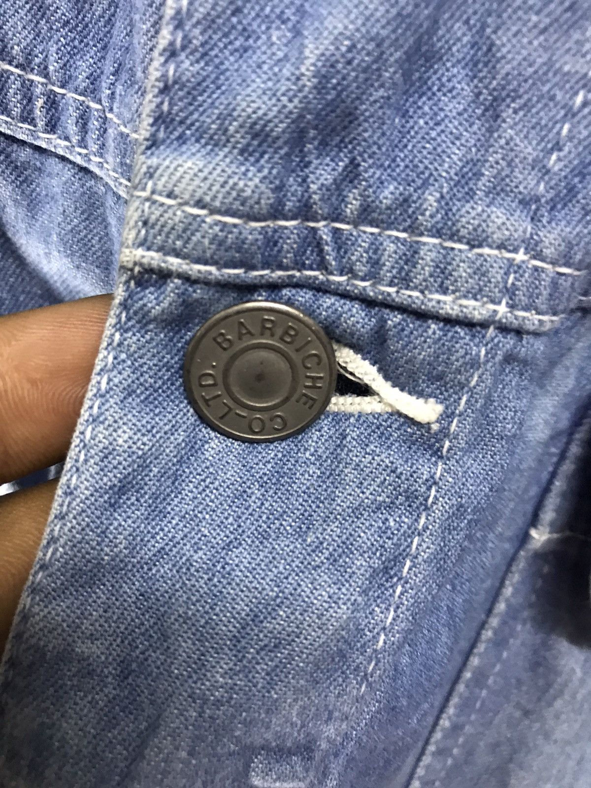 Japanese Brand × Vintage Barbiche trucker jacket button up Size US S / EU 44-46 / 1 - 4 Thumbnail