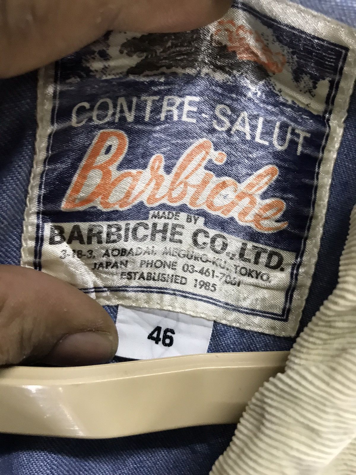 Japanese Brand × Vintage Barbiche trucker jacket button up Size US S / EU 44-46 / 1 - 3 Thumbnail