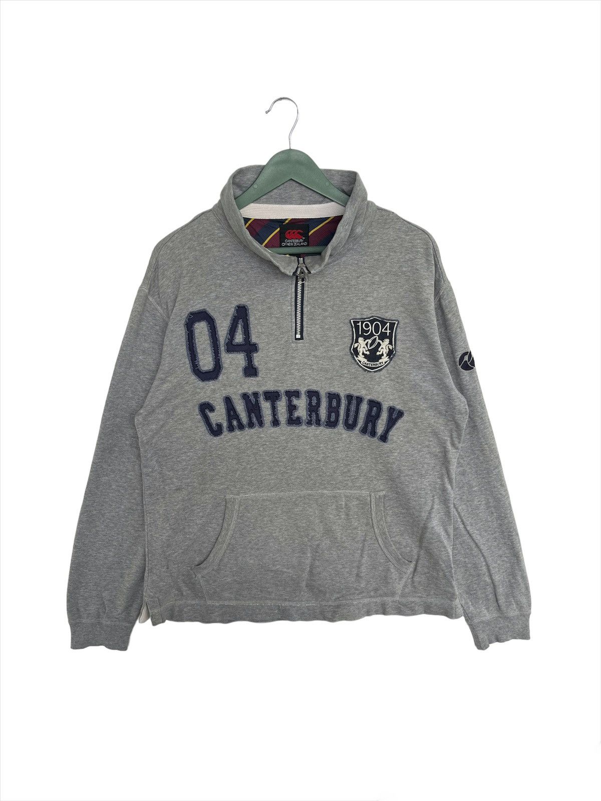 Canterbury of New Zealand × Vintage Vintage Canterbury Half Zip Sweatshirt Size US M / EU 48-50 / 2 - 1 Thumbnail