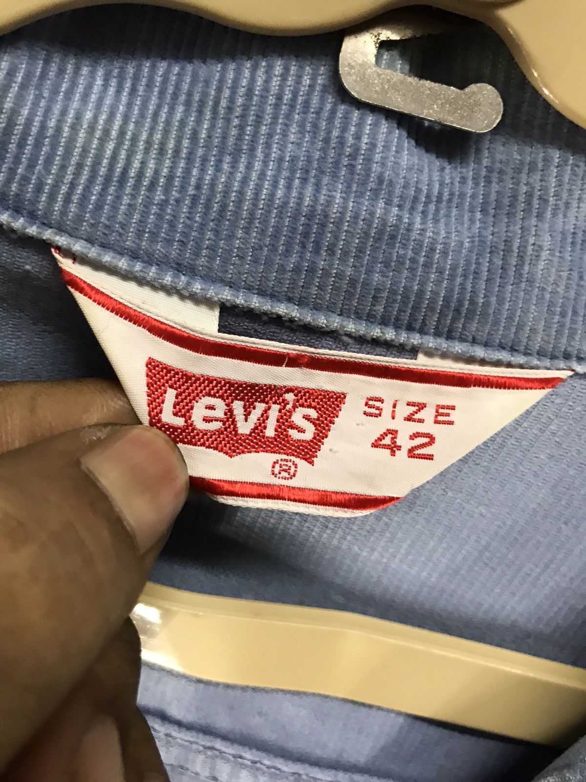 Levi's Vintage Clothing × Vintage Levi’s trucker jacket cudroy button up number 52 Size US XS / EU 42 / 0 - 3 Thumbnail