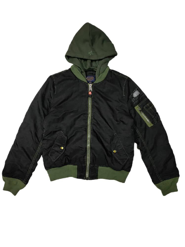 Alpha Industries 🔥HOT ITEM ALPHA IND X CDG BOMBERS HOODIE JACKETS Size US M / EU 48-50 / 2 - 5 Thumbnail