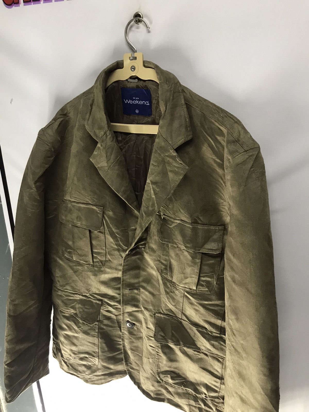 Japanese Brand Weekend button up coat jacket multi pocket Size US L / EU 52-54 / 3 - 7 Thumbnail
