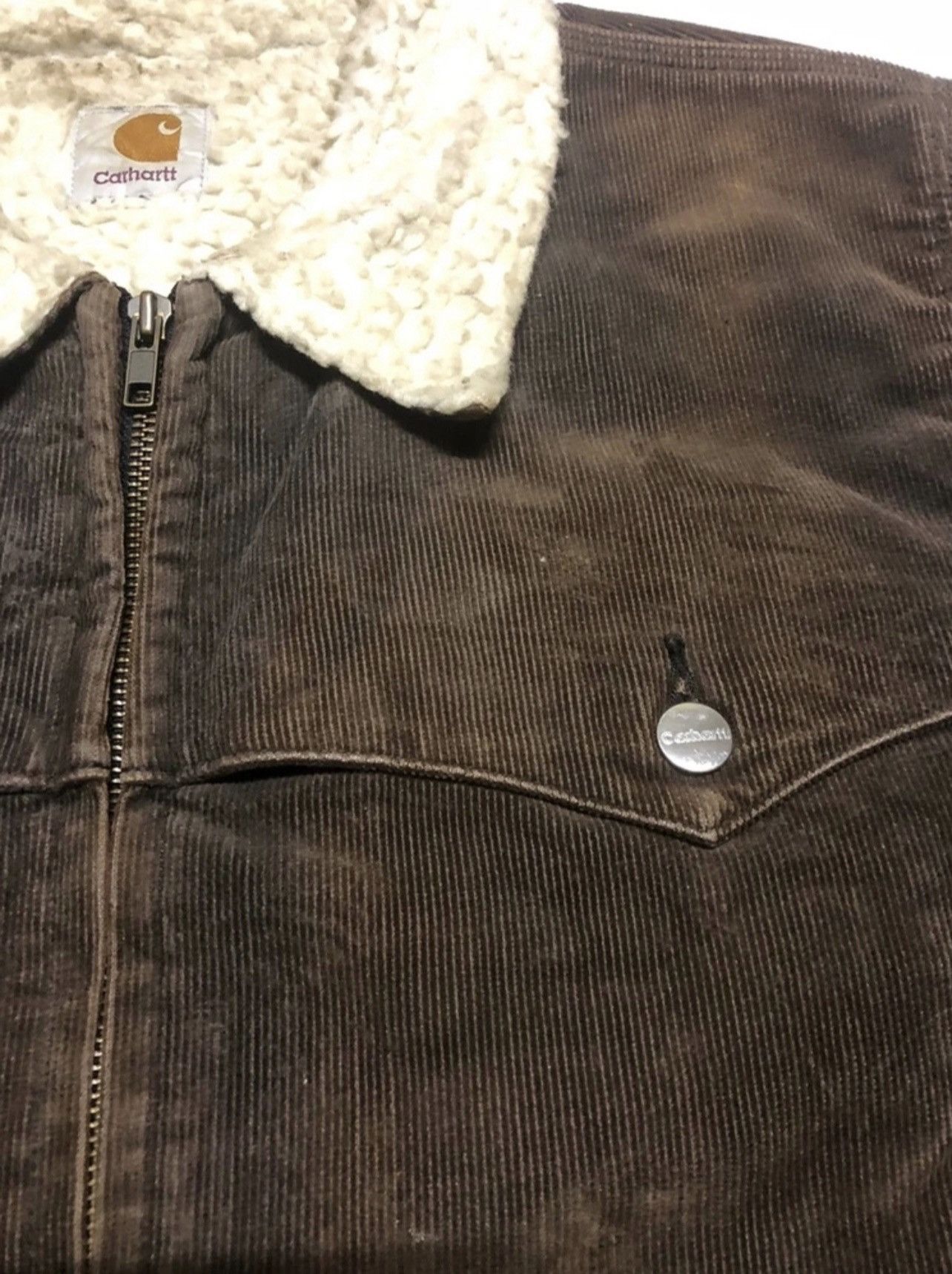 Carhartt Wip ✅QUICK SALE🔥VINTAGE DETROIT CARHARTT CORDUROY SHEARLING Size US M / EU 48-50 / 2 - 2 Thumbnail