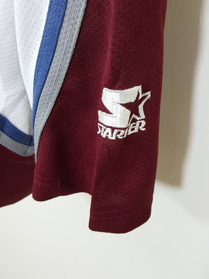 NHL × Starter Colorado Avalanche NHL Hockey Starter Jersey Size US XL / EU 56 / 4 - 16 Thumbnail