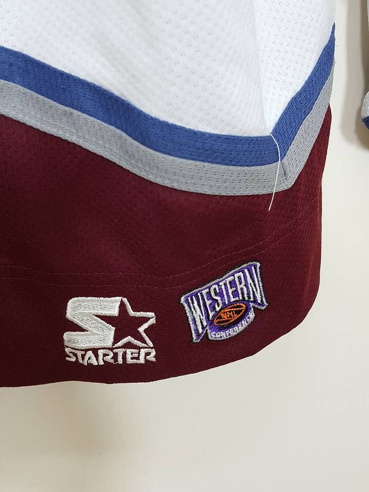 NHL × Starter Colorado Avalanche NHL Hockey Starter Jersey Size US XL / EU 56 / 4 - 14 Thumbnail