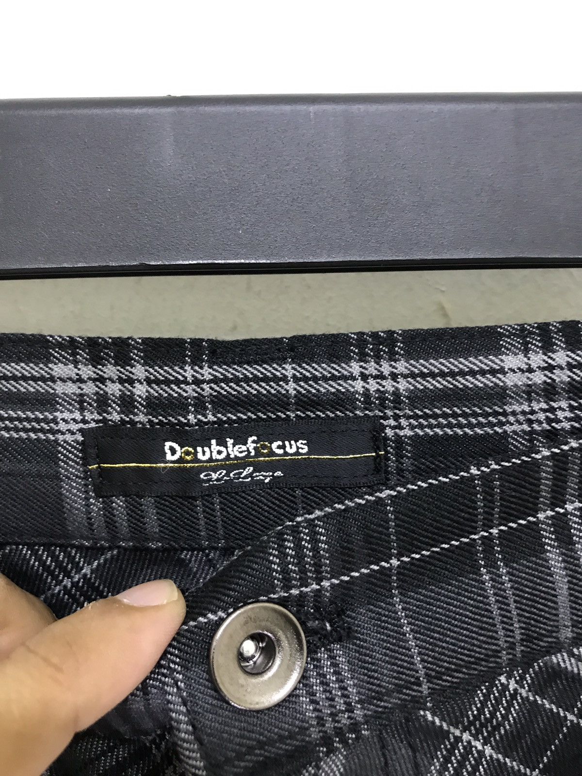Japanese Brand Double Wist Double Focus Cargo Slim Pant Tartan Plaid Size US 33 - 7 Thumbnail