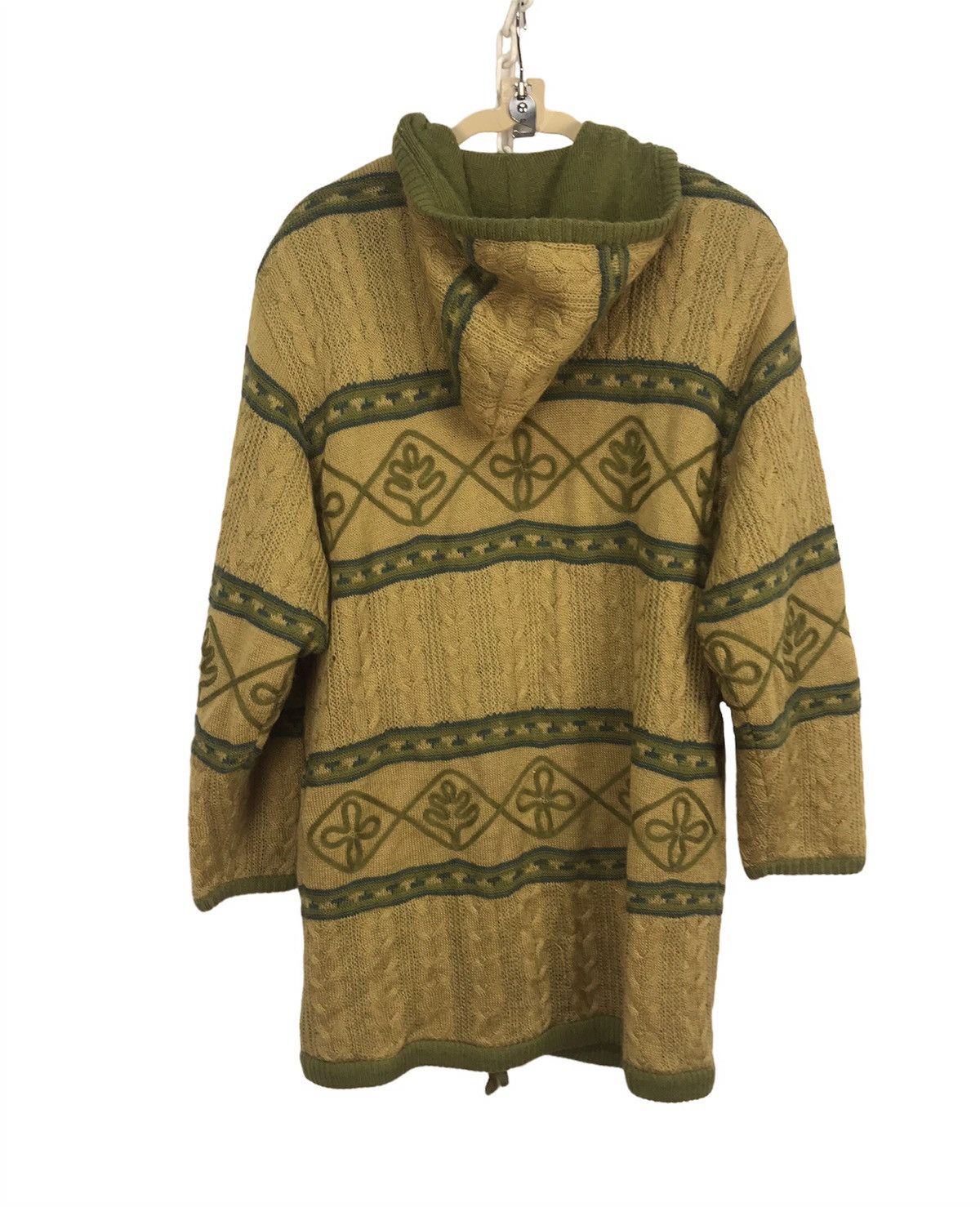 Designer Gianni lo guidice embroidered knit hoodie jacket Size L / US 10 / IT 46 - 2 Thumbnail