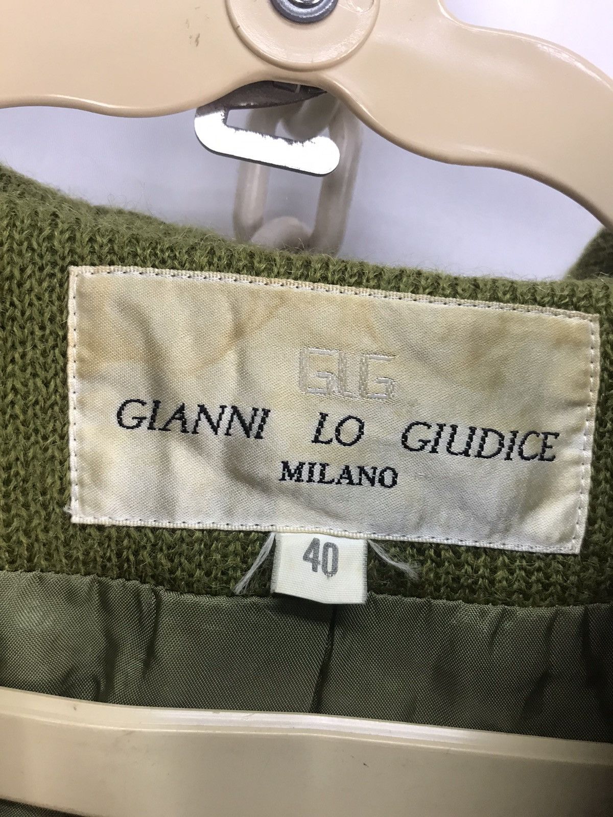 Designer Gianni lo guidice embroidered knit hoodie jacket Size L / US 10 / IT 46 - 3 Thumbnail