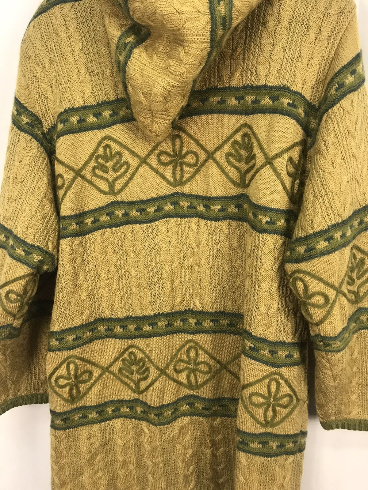 Designer Gianni lo guidice embroidered knit hoodie jacket Size L / US 10 / IT 46 - 7 Thumbnail