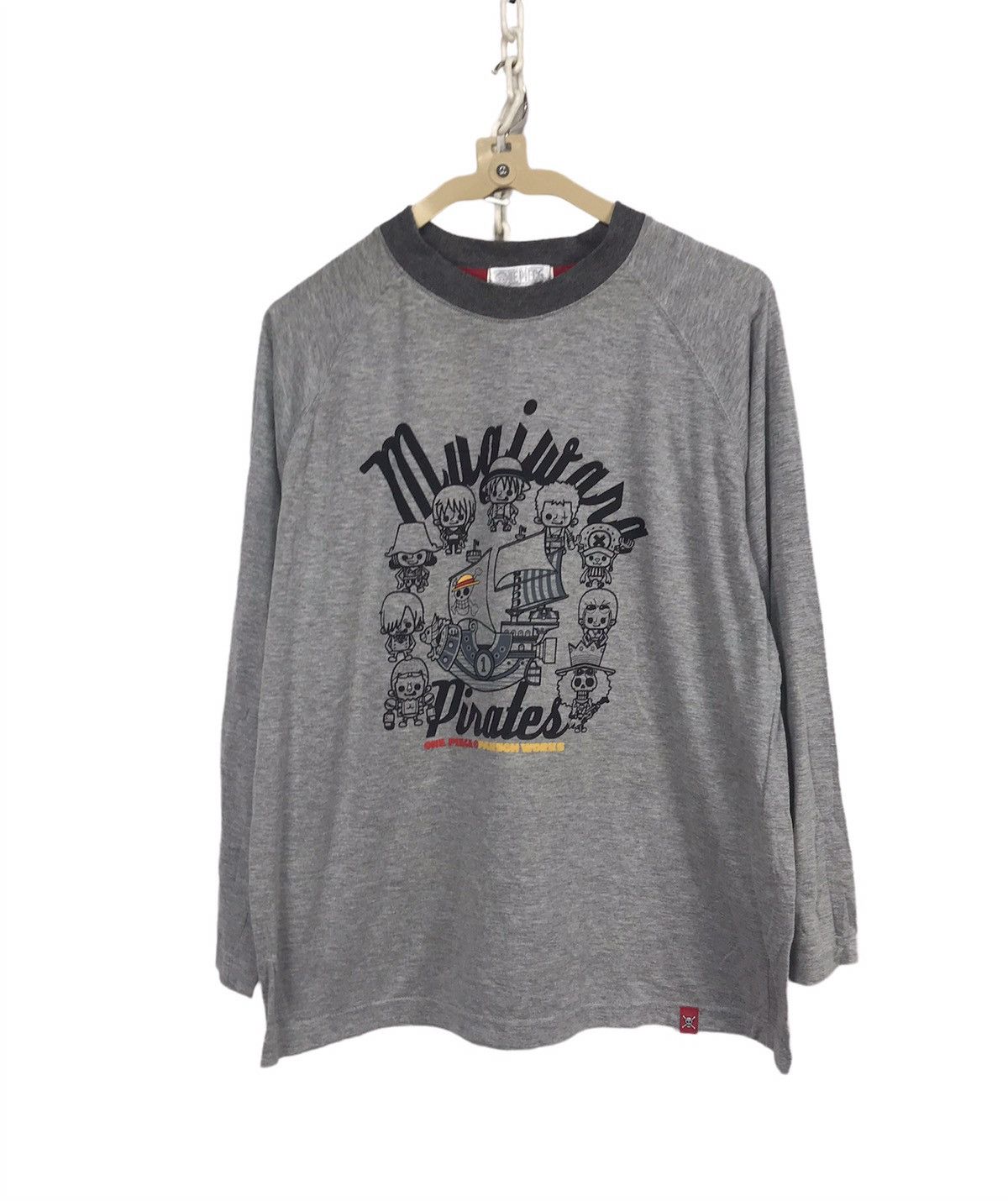 Anime × Japanese Brand × One Piece One piece “mugiwara pirates” printed long sleeve shirt Size US M / EU 48-50 / 2 - 1 Thumbnail