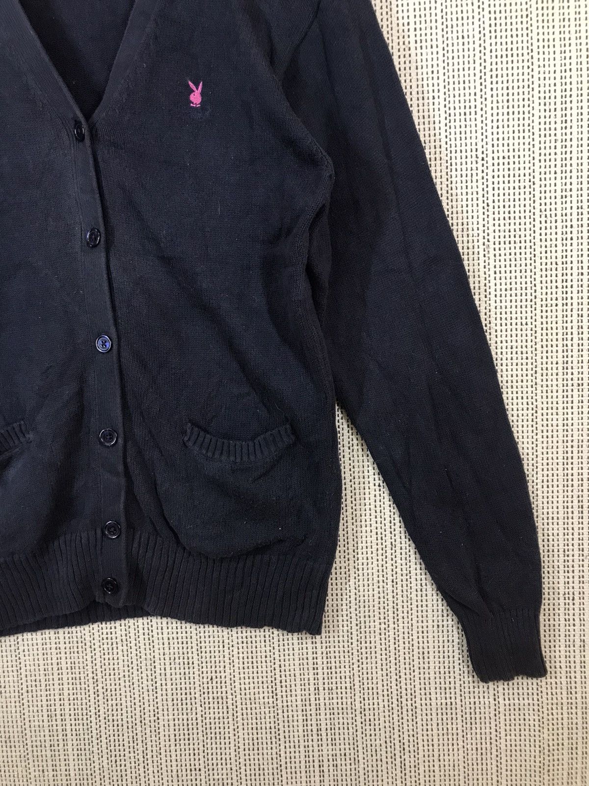 Playboy ‼️PLAYBOY BUNNY SMALL LOGO CARDIGAN KNIT‼️ Size US L / EU 52-54 / 3 - 2 Thumbnail