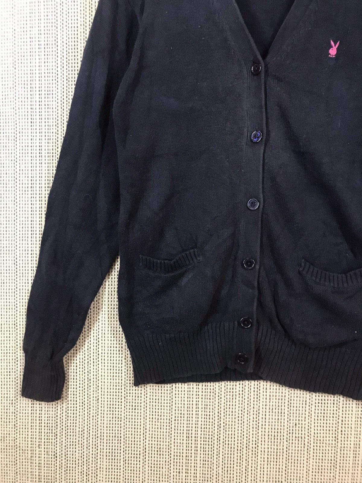 Playboy ‼️PLAYBOY BUNNY SMALL LOGO CARDIGAN KNIT‼️ Size US L / EU 52-54 / 3 - 3 Thumbnail