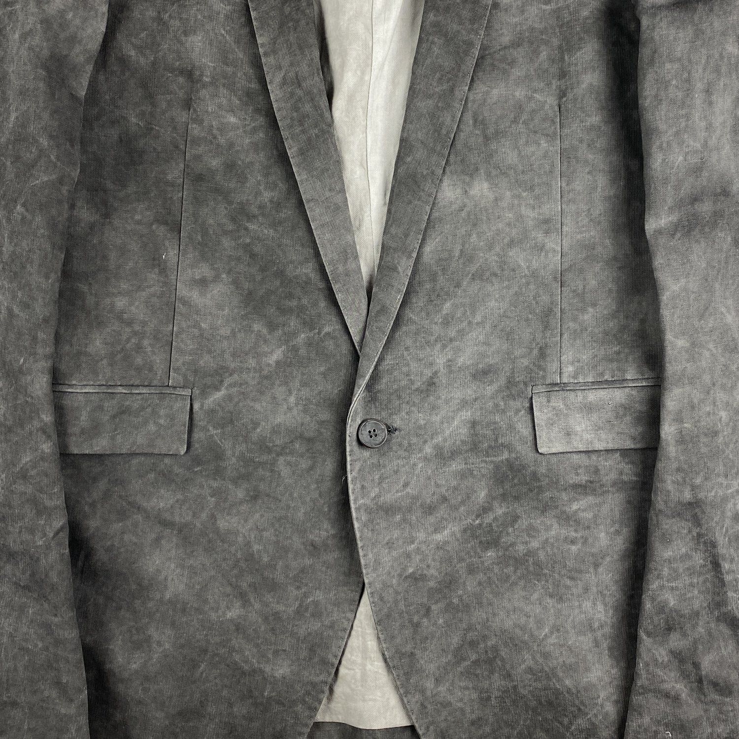 Poeme Bohemien Poeme Bohemien FW12 Grey Blazer Size 46R - 4 Thumbnail