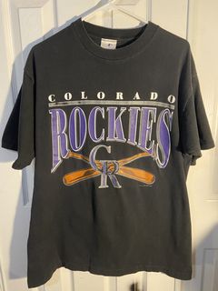 Vintage 90s Colorado Rockies Jersey 12 Months MLB Button Up Shirt Baseball  Tee