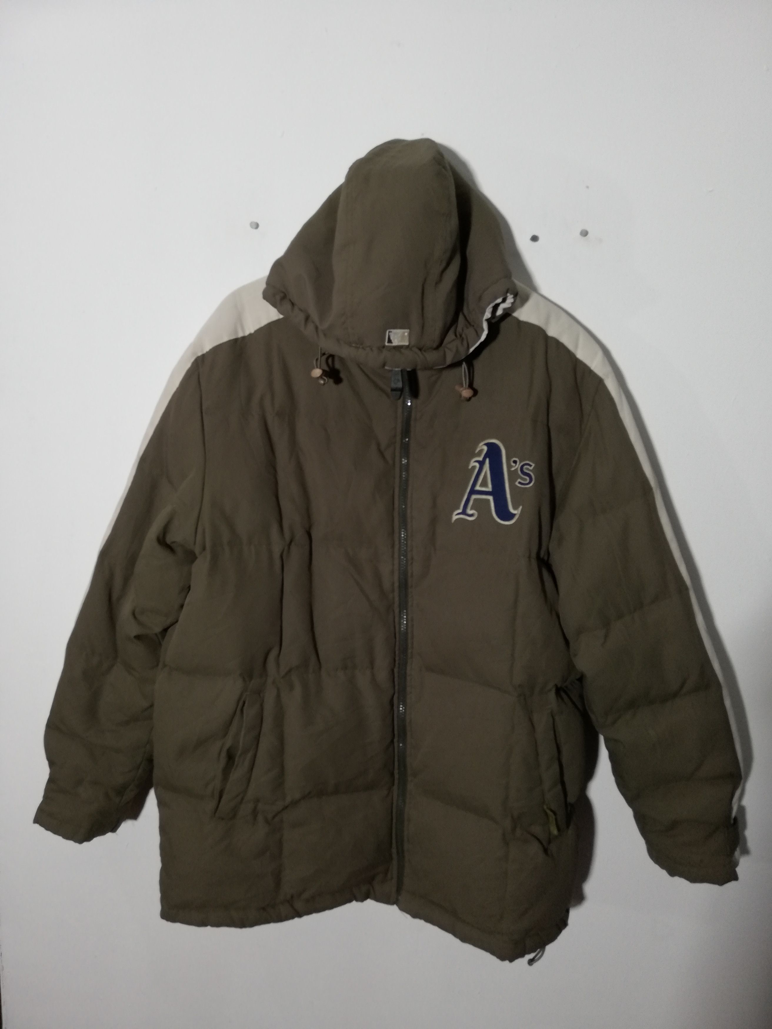 MLB Spell Out Athletics Windbreaker Size US XL / EU 56 / 4 - 1 Thumbnail