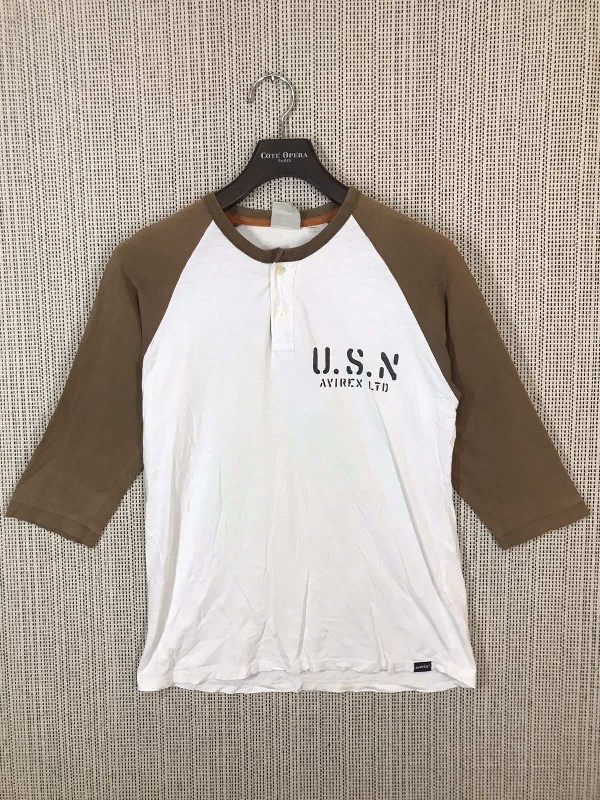Avirex × Japanese Brand ‼️AVIREX 3q US NAVY TSHIRT SPELLOUT‼️ Size US M / EU 48-50 / 2 - 2 Thumbnail