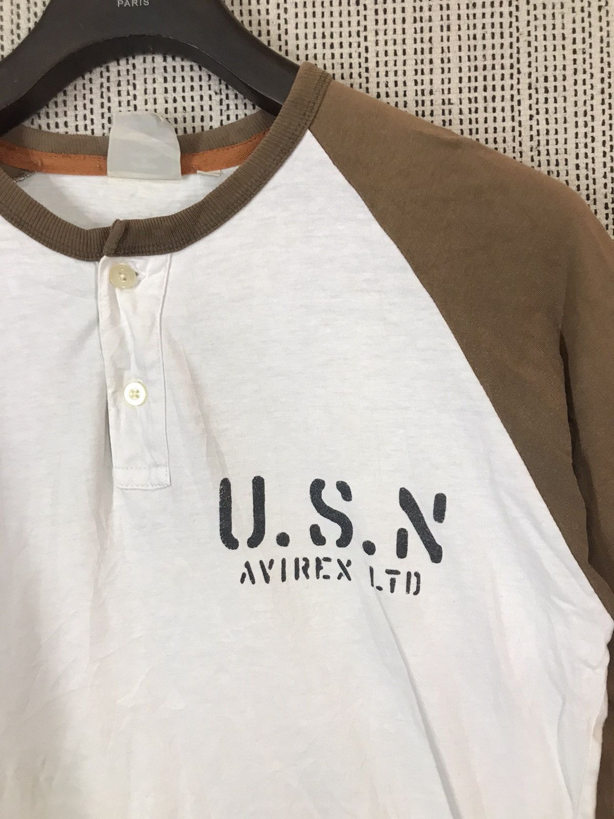 Avirex × Japanese Brand ‼️AVIREX 3q US NAVY TSHIRT SPELLOUT‼️ Size US M / EU 48-50 / 2 - 5 Thumbnail