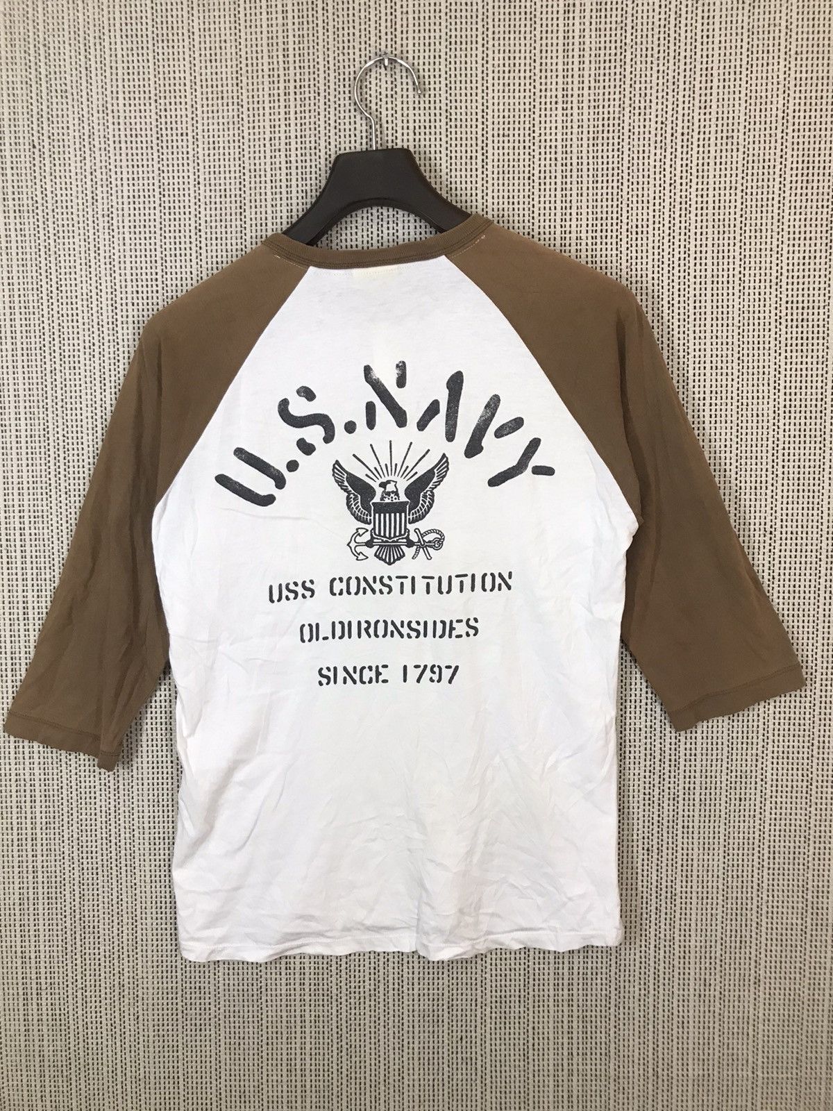 Avirex × Japanese Brand ‼️AVIREX 3q US NAVY TSHIRT SPELLOUT‼️ Size US M / EU 48-50 / 2 - 1 Thumbnail