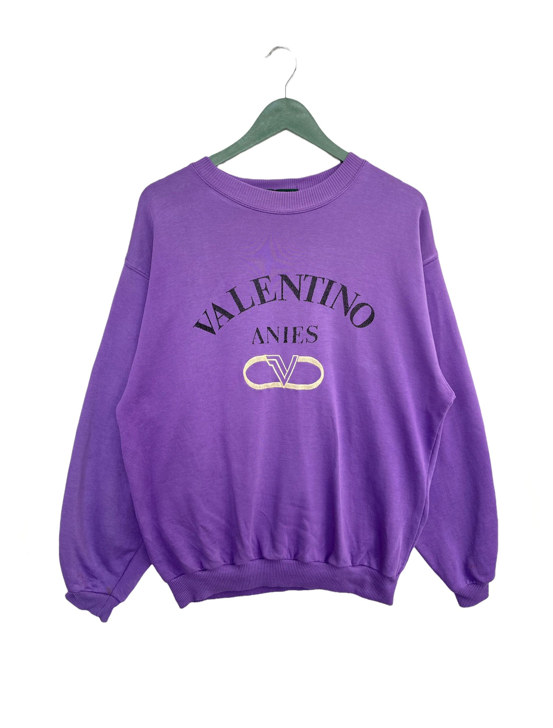 Designer Vintage Enies Valentino Sweatshirt Size US M / EU 48-50 / 2 - 1 Thumbnail
