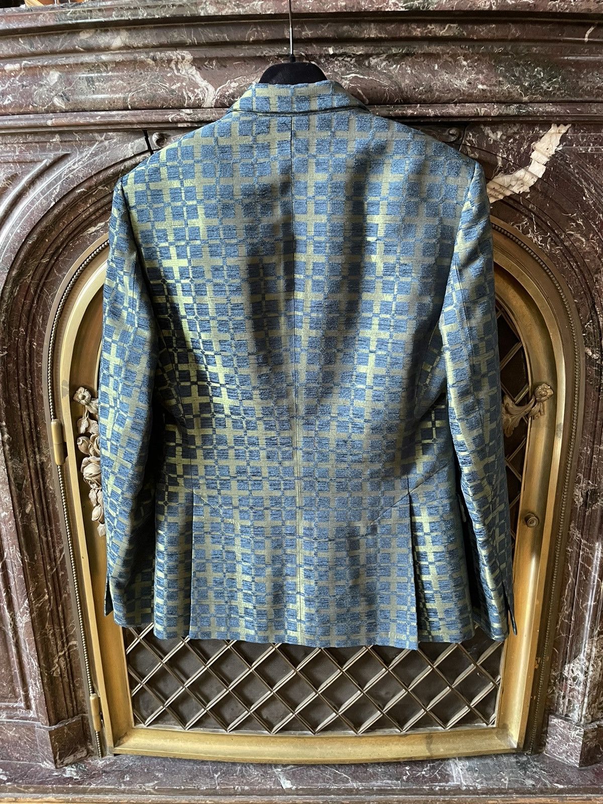 Haider Ackermann FW20 Acrylic Geometric Blazer Size US M / EU 48-50 / 2 - 6 Thumbnail