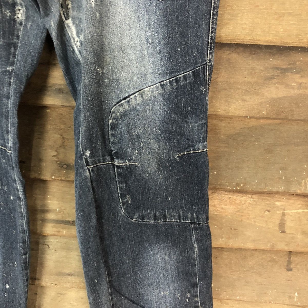 Japanese Brand Japanese Brand double knee Denim Multipocket Pants #6742 Size US 32 / EU 48 - 9 Thumbnail
