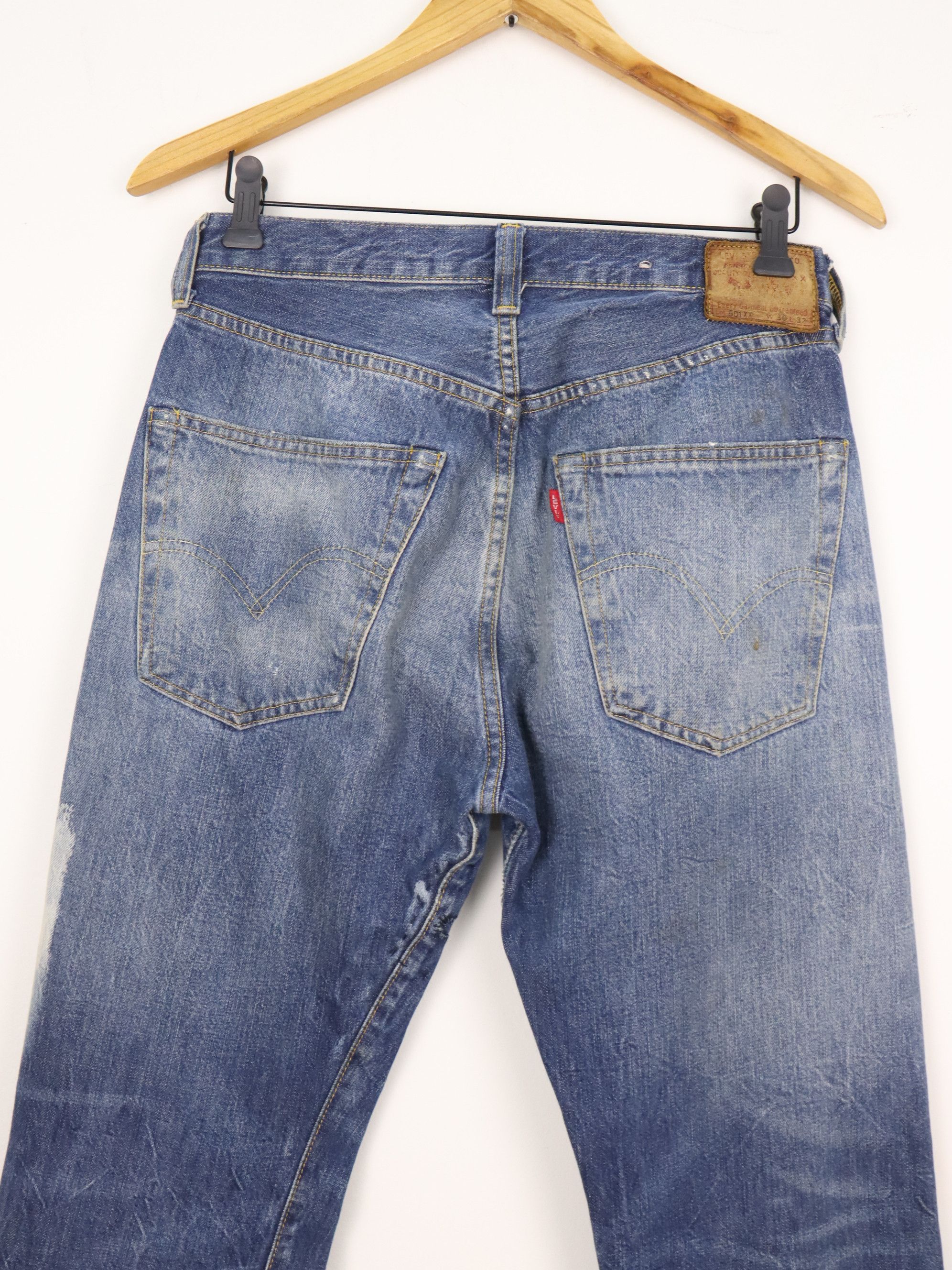 Levi's Vintage Clothing LVC 501XX Vintage 1947 40S Model REEF BREAK Big E Selvedge Size US 30 / EU 46 - 9 Thumbnail