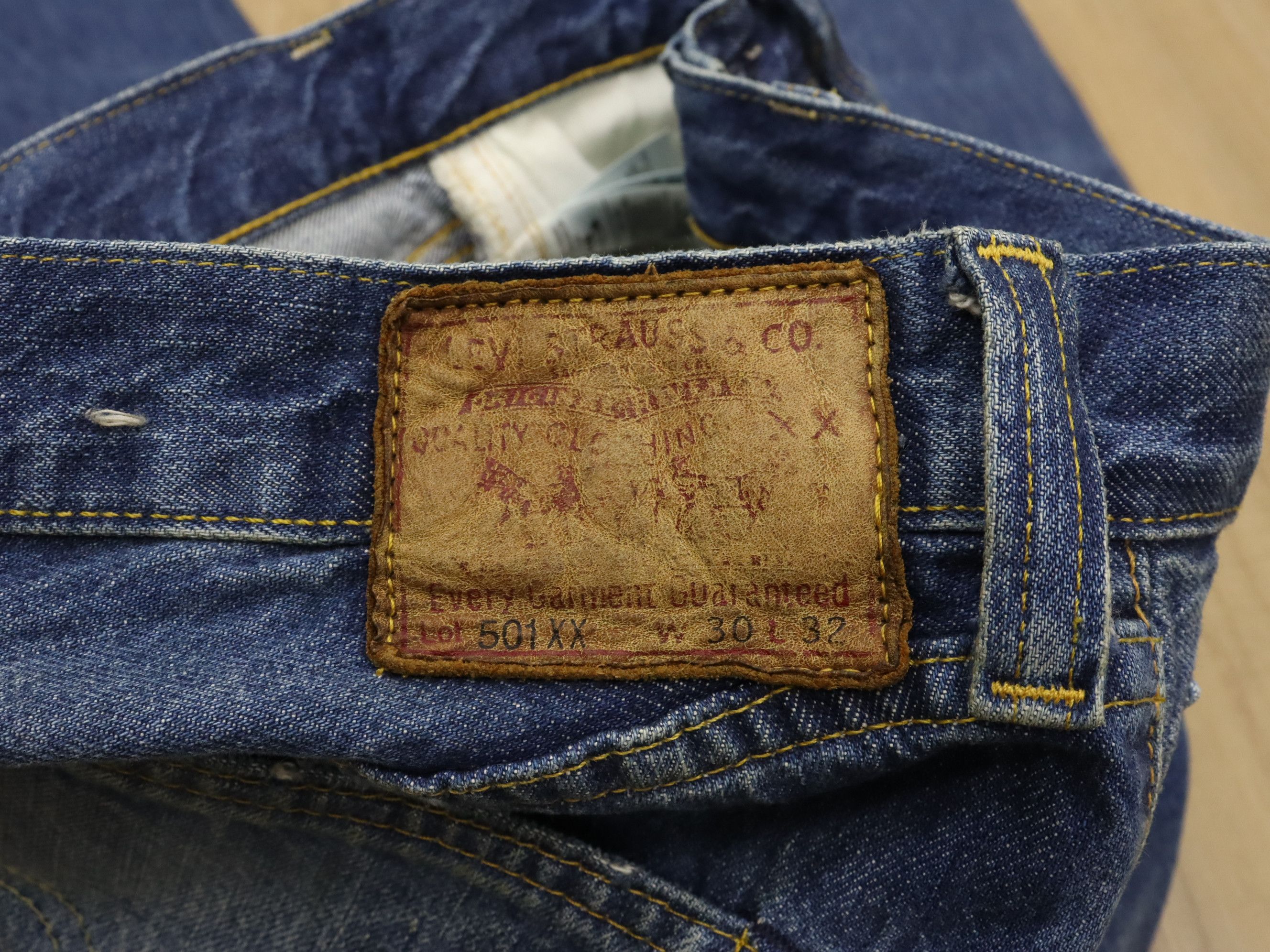 Levi's Vintage Clothing LVC 501XX Vintage 1947 40S Model REEF BREAK Big E Selvedge Size US 30 / EU 46 - 21 Thumbnail