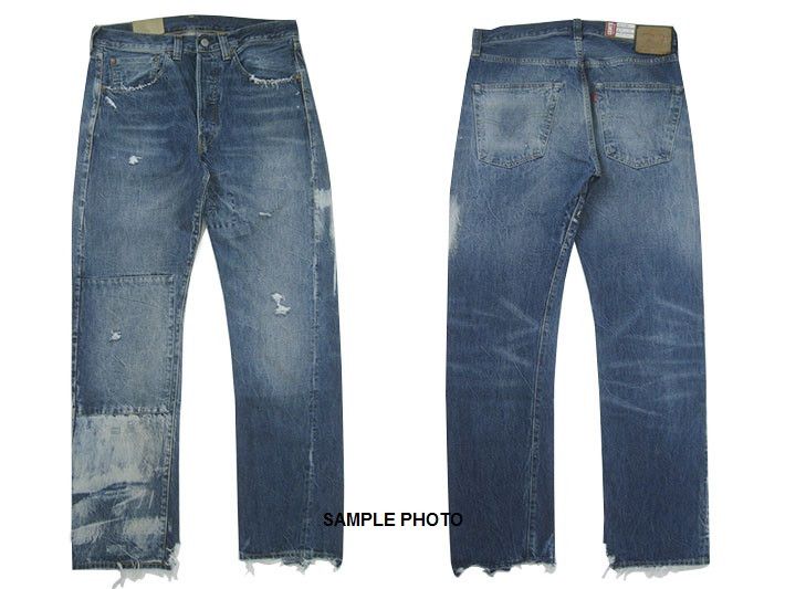 Levi's Vintage Clothing LVC 501XX Vintage 1947 40S Model REEF BREAK Big E Selvedge Size US 30 / EU 46 - 4 Thumbnail