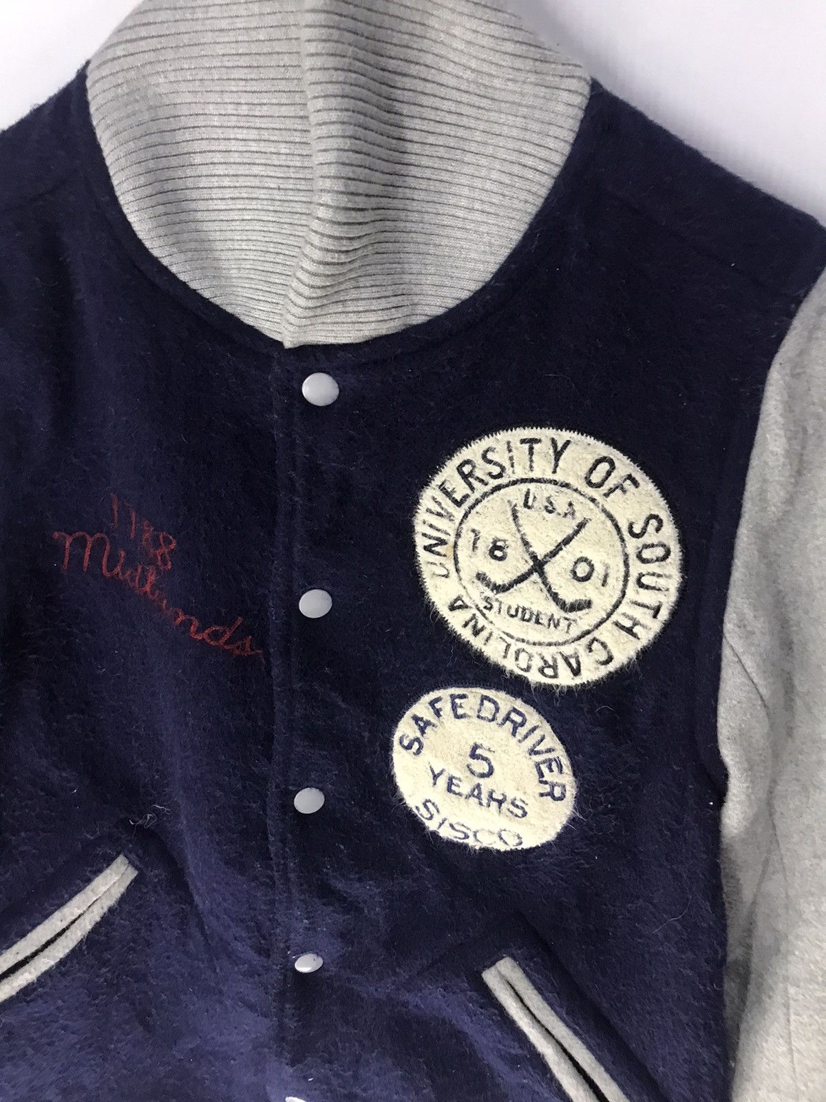Japanese Brand Varsity wool jacket by cube sugar Size US S / EU 44-46 / 1 - 3 Thumbnail