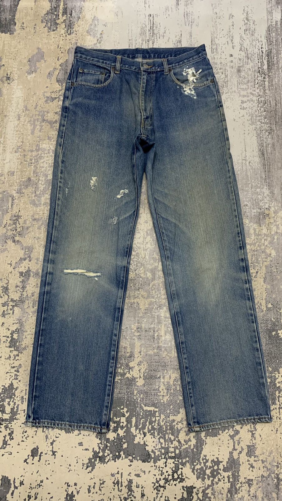 Uniqlo Distressed Uniqlo Hysteric Glamour Undercover Style Denim Size US 32 / EU 48 - 1 Thumbnail