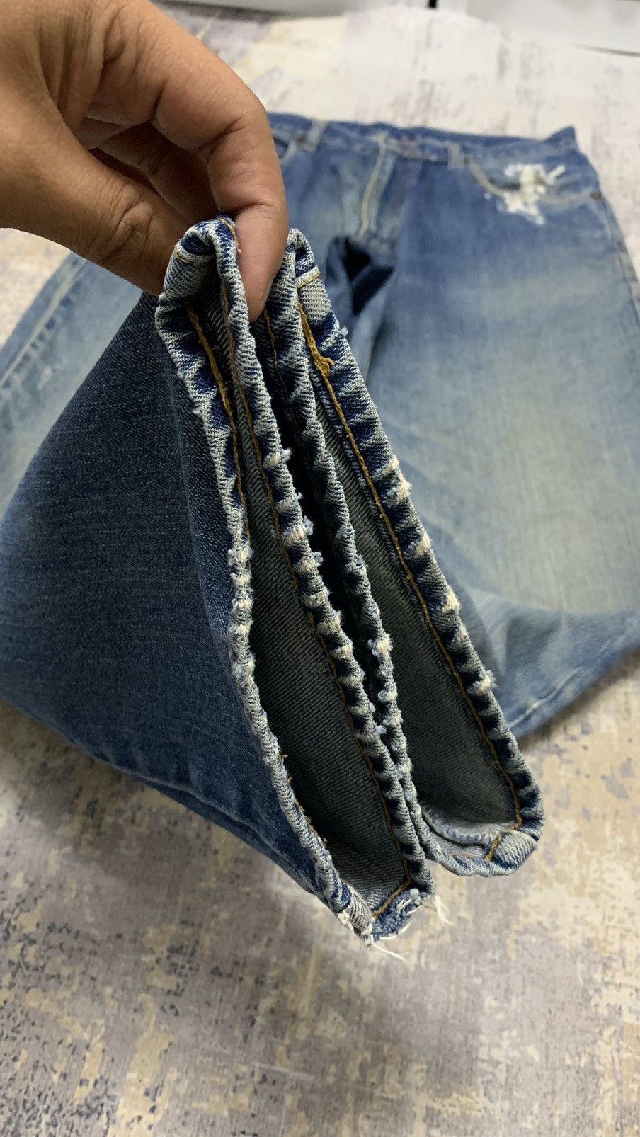 Uniqlo Distressed Uniqlo Hysteric Glamour Undercover Style Denim Size US 32 / EU 48 - 5 Thumbnail