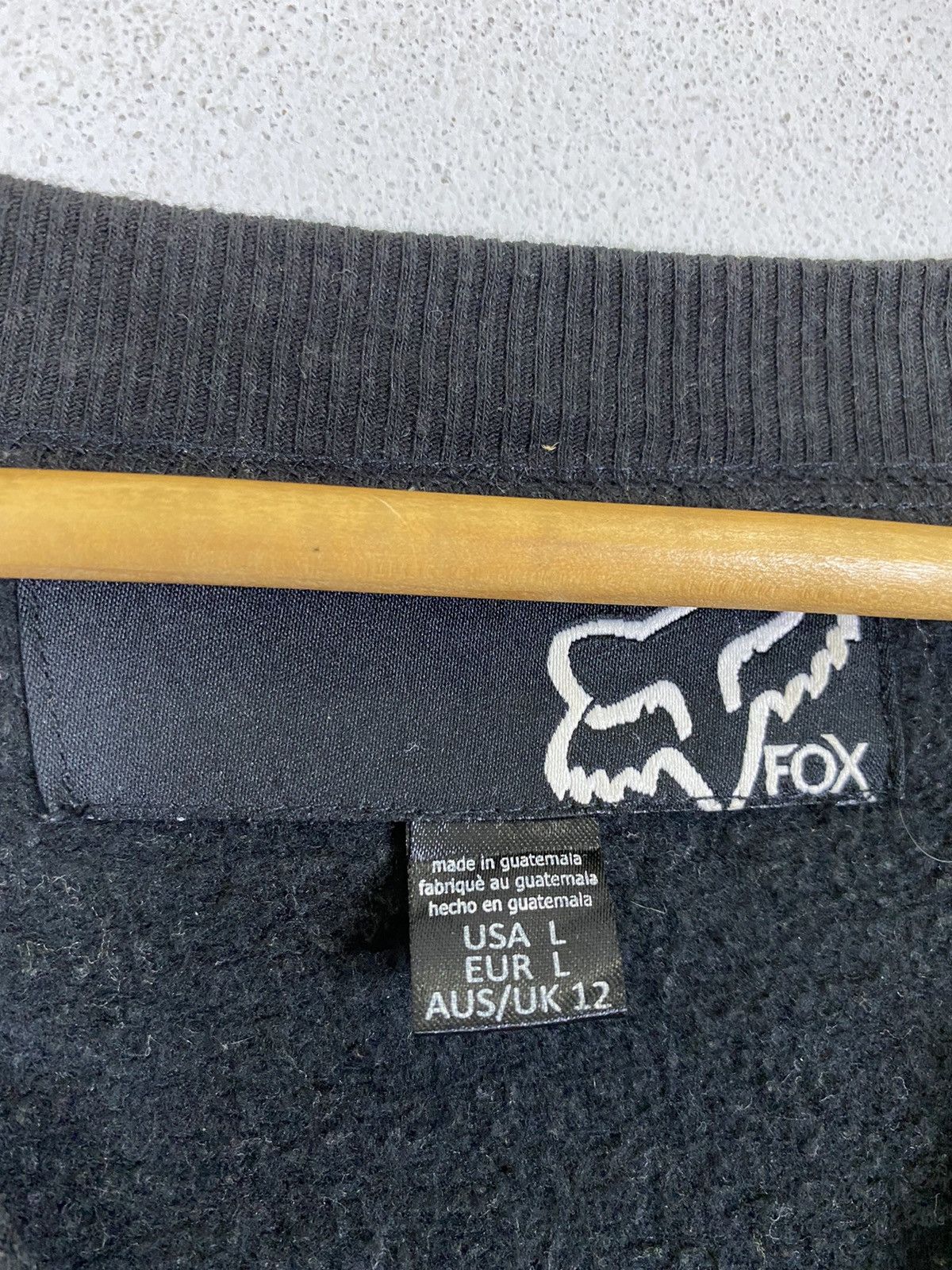 Fox Racing FOX 74 BLACK SWEATER Size US L / EU 52-54 / 3 - 5 Thumbnail