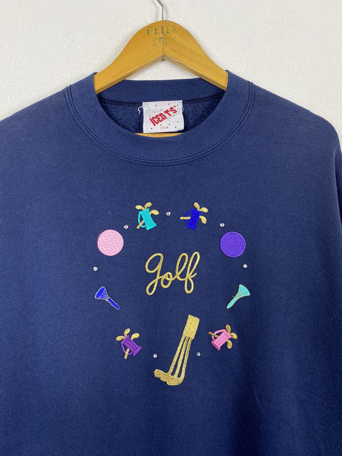 Fruit Of The Loom × Vintage VINTAGE GOLF SWEATER Size US XL / EU 56 / 4 - 3 Thumbnail