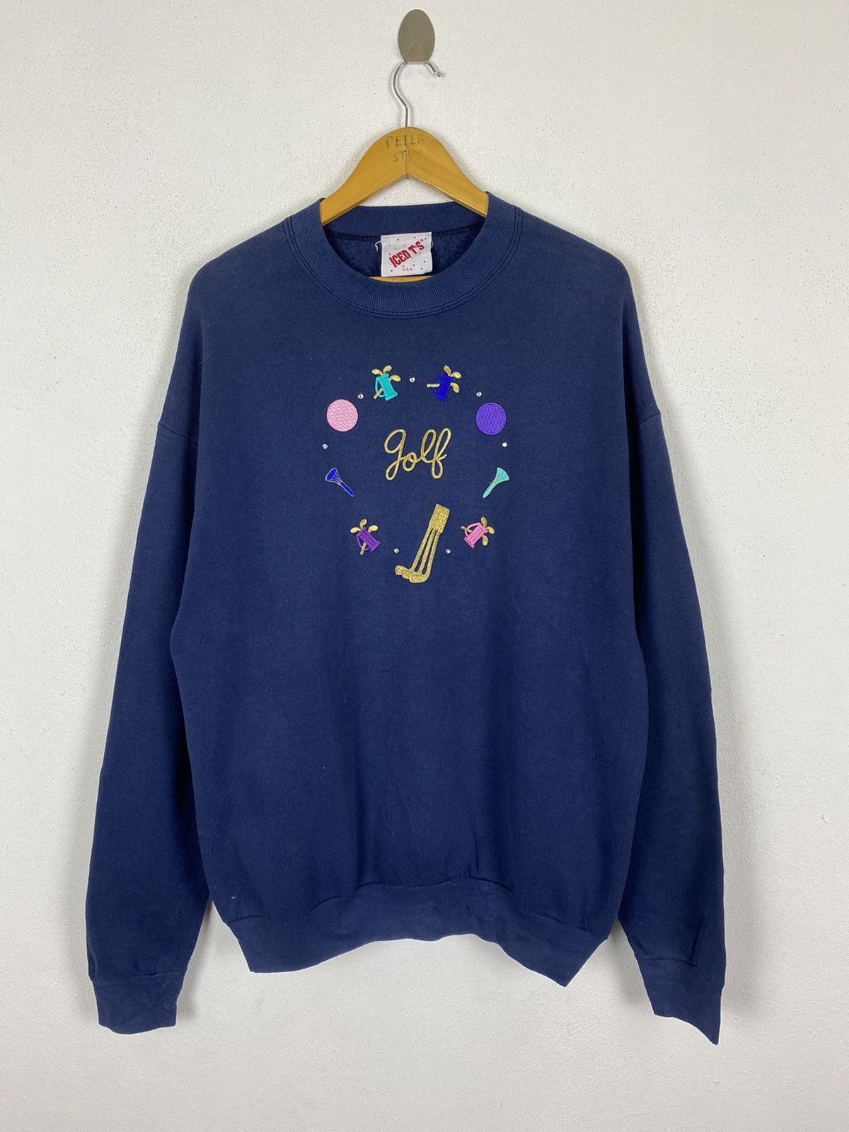 Fruit Of The Loom × Vintage VINTAGE GOLF SWEATER Size US XL / EU 56 / 4 - 2 Thumbnail