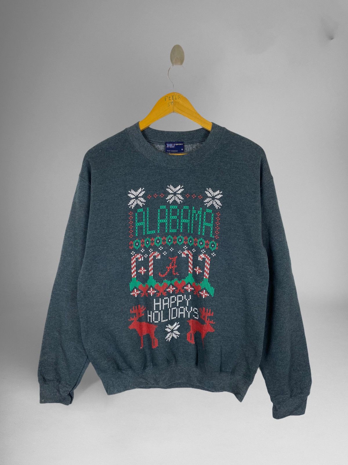 Vintage VINTAGE ALABAMA HAPPY HOLIDAYS SWEATER Size US S / EU 44-46 / 1 - 1 Thumbnail