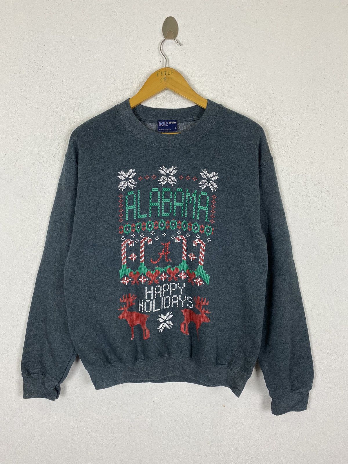 Vintage VINTAGE ALABAMA HAPPY HOLIDAYS SWEATER Size US S / EU 44-46 / 1 - 2 Thumbnail