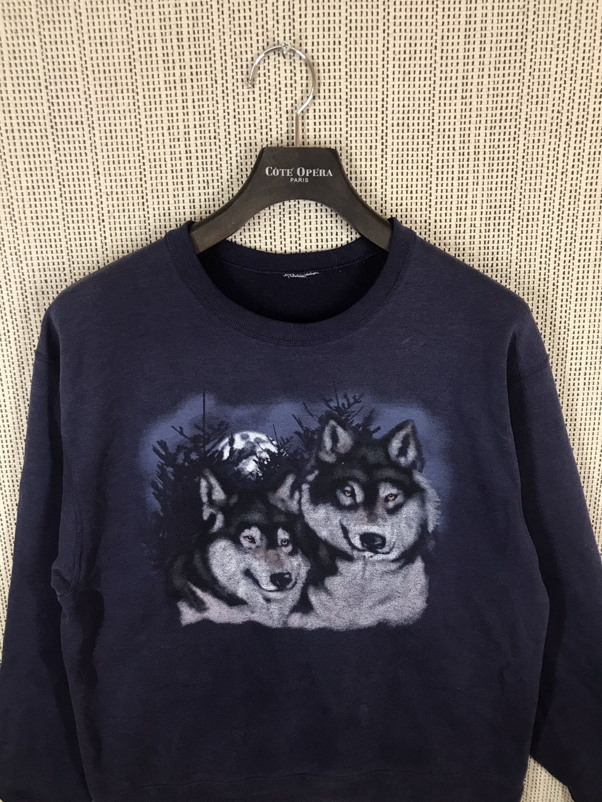 The Mountain × Vintage ‼️VINTAGE WOLF SWEATSHIRT ‼️ Size US L / EU 52-54 / 3 - 3 Thumbnail